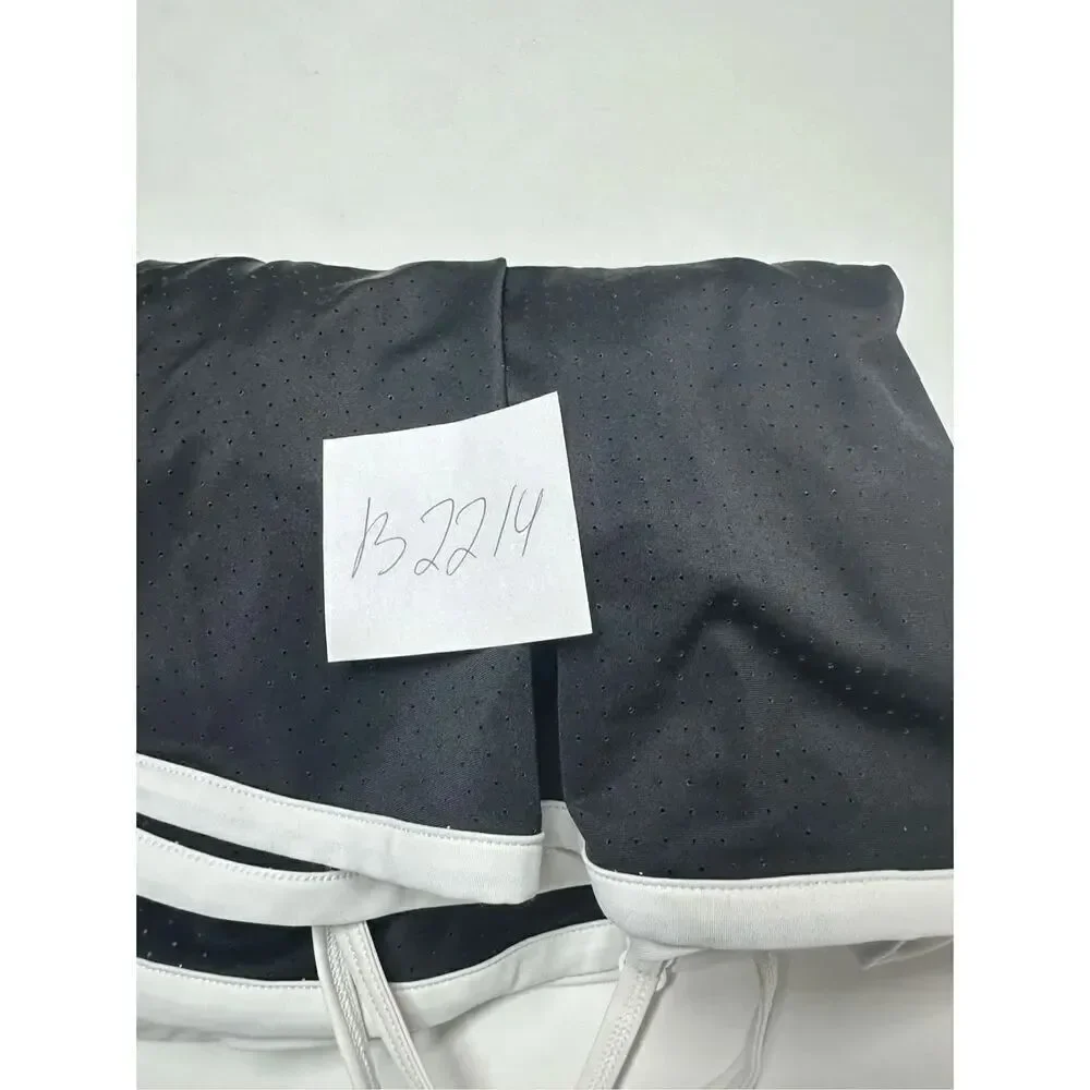 NWOT Love & Sports Womens Size M 8-10 Game On Tennis Dress Black White Trim